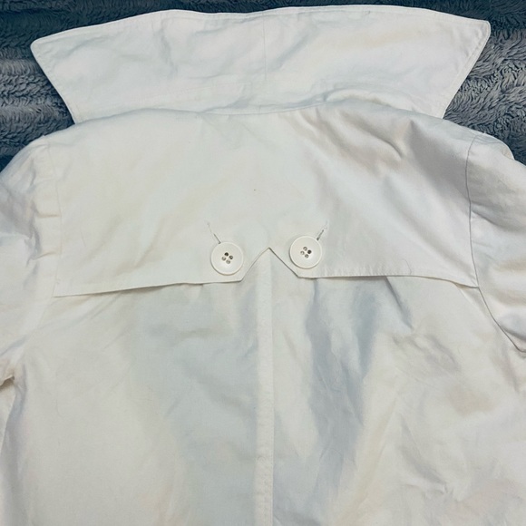 Off-white Ladies Lab Style Pea Coat - Picture 6 of 11